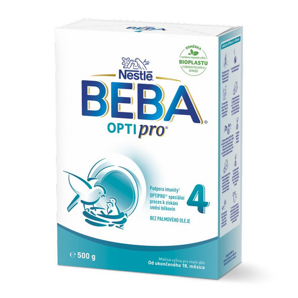 6x BEBA OPTIPRO® 4 Mlieko batoľacie, 500 g​