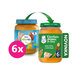 6x GERBER Organic detský príkrm mrkva a rajčiny s morčacím mäsom 190 g