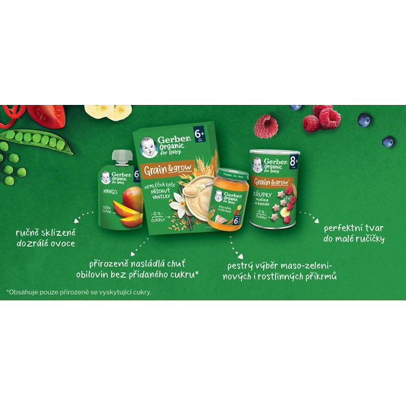 GERBER Organic detský príkrm mrkva a rajčiny s morčacím mäsom 190 g