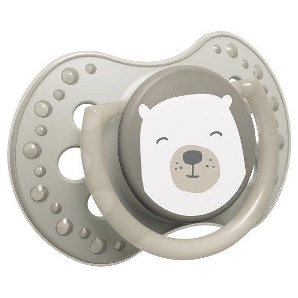 LOVI Cumlík silikónový symetrický dynamický Buddy Bear 0-3m 2ks