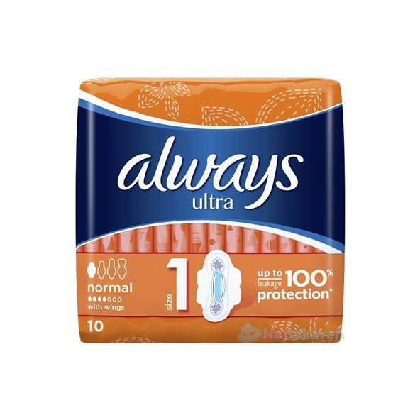 ALWAYS ULTRA NORMAL PLUS 10 hygienické vložky 10ks