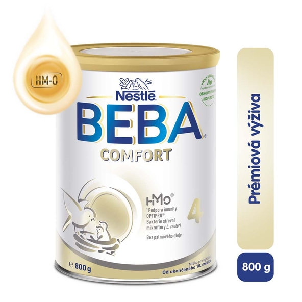 3x BEBA COMFORT HM-O 4 Mlieko batoľacie, 800 g