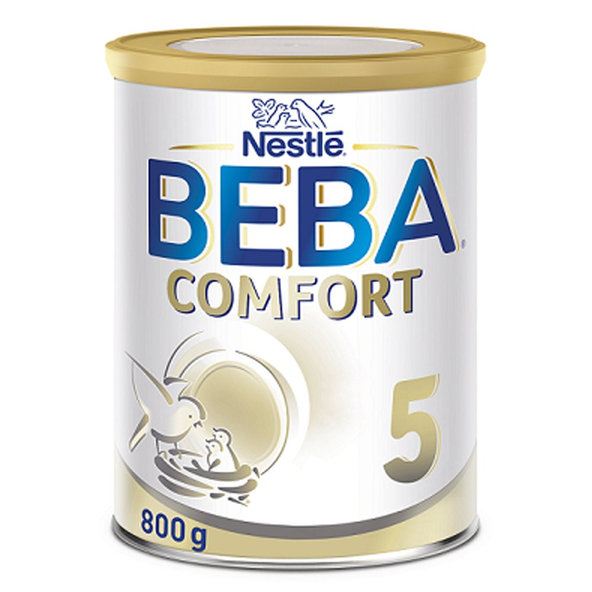 6x BEBA COMFORT 5 Mlieko dojčenské, 800 g, 24m +