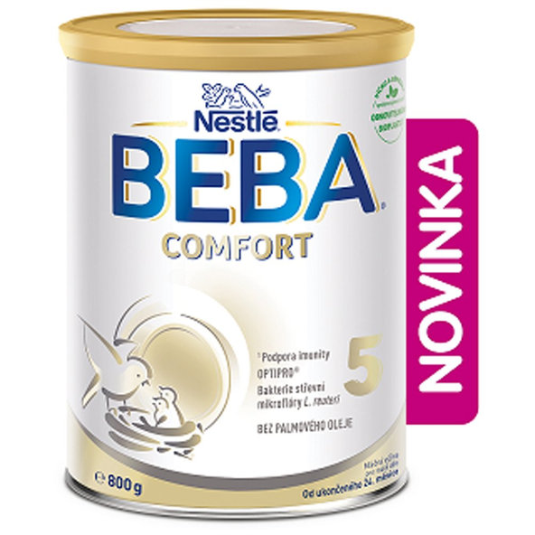 6x BEBA COMFORT 5 Mlieko dojčenské, 800 g, 24m +