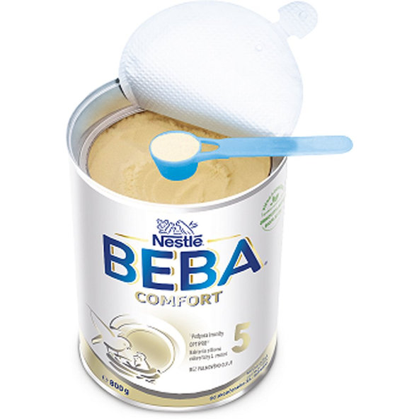 6x BEBA COMFORT 5 Mlieko dojčenské, 800 g, 24m +