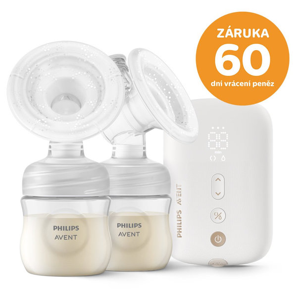 Philips AVENT Odsávačka materského mlieka elektronická nabíjacia DUO SCF398