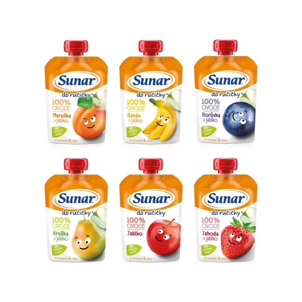 SUNAR Kapsičky Do ručičky mix 6x100 g