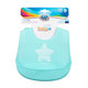 CANPOL BABIES Podbradník silikónový s vreckom Pastels modrý