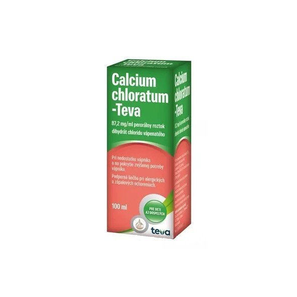 CALCIUM CHLORATUM-TEVA sirup 100 ml