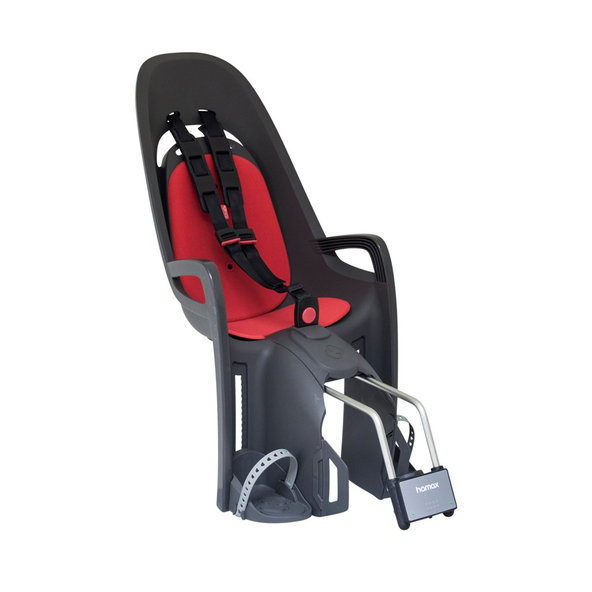 HAMAX Cyklosedačka s uzamykateľným zámkom Zenith Grey/Red