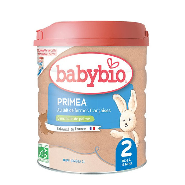 BABYBIO PRIMEA 2 dojčenské bio mlieko (800 g)