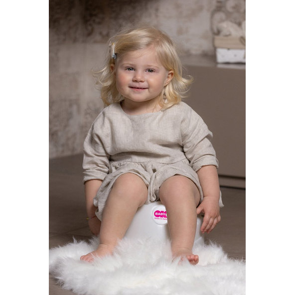 OK BABY Nočník Relax white