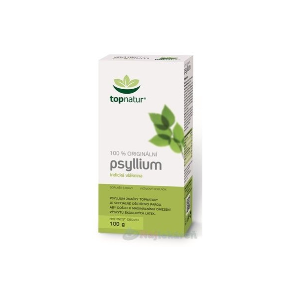 topnatur PSYLLIUM VLÁKNINA výživový doplnok, 100g