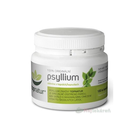 topnatur PSYLLIUM VLÁKNINA výživový doplnok, 100ks