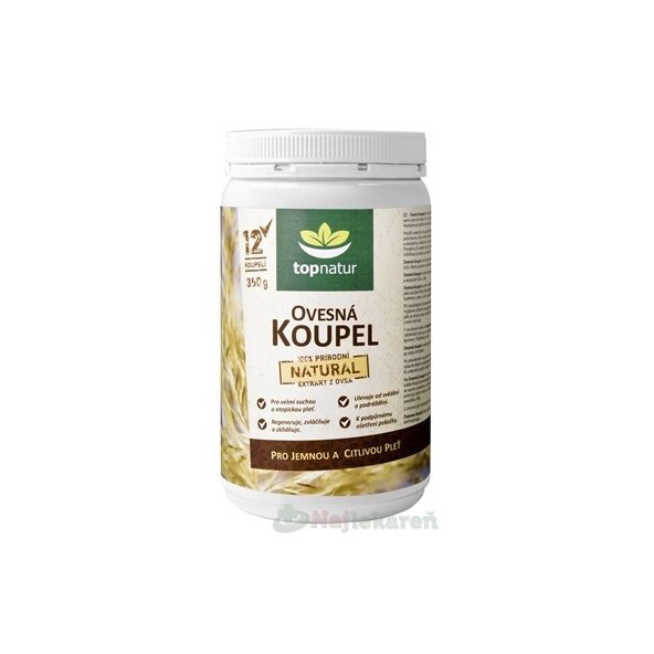 topnatur OVSENÝ KÚPEĽ na atopický ekzém 350g