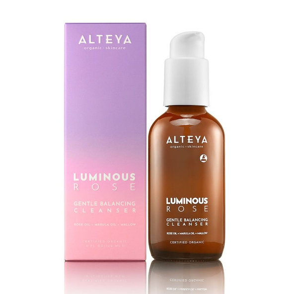 Jemne harmonizujúce pleťové mlieko Luminous Rose Alteya Organics 120ml