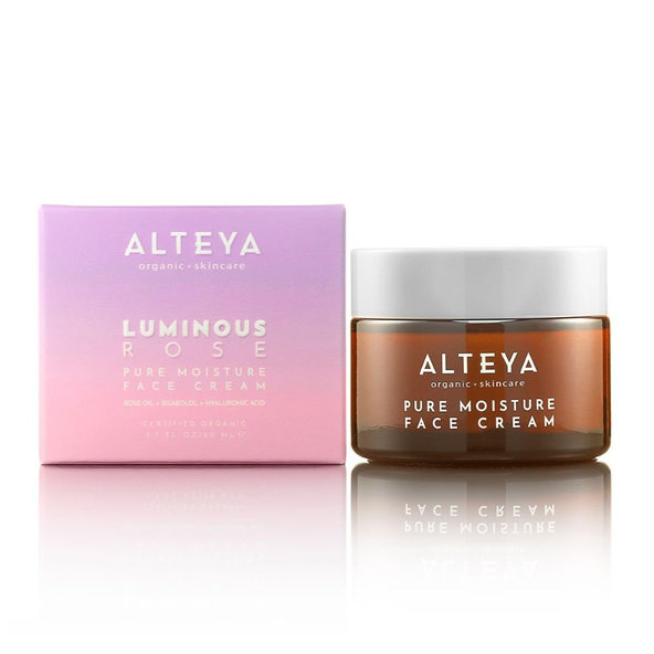 Zvlhčujúci krém na tvár Luminous Rose Alteya Organics 50ml