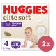 2x HUGGIES® Elite Soft Pants Nohavičky plienkové jednorázové 4 (9-14 kg) 38 ks