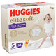 2x HUGGIES® Elite Soft Pants Nohavičky plienkové jednorázové 5 (12-17 kg) 34 ks