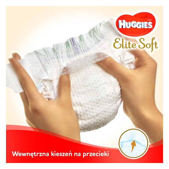 2x HUGGIES® Elite Soft Plienky jednorázové 1 (3-5 kg) 84 ks