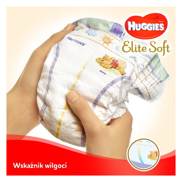 2x HUGGIES® Elite Soft Plienky jednorázové 3 (5-9 kg) 72 ks
