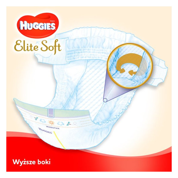 2x HUGGIES® Elite Soft Plienky jednorázové 5 (15-22 kg) 50 ks