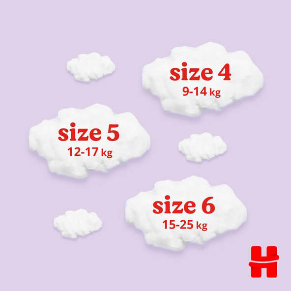 HUGGIES® Pants Nohavičky plienkové jednorazové 4 (9-14 kg) 144 ks - MESAČNÁ ZÁSOBA