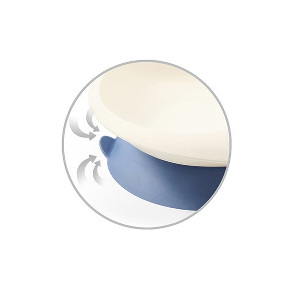 BABYONO Miska s prísavkou a lyžičkou ružová 230 ml 6m+