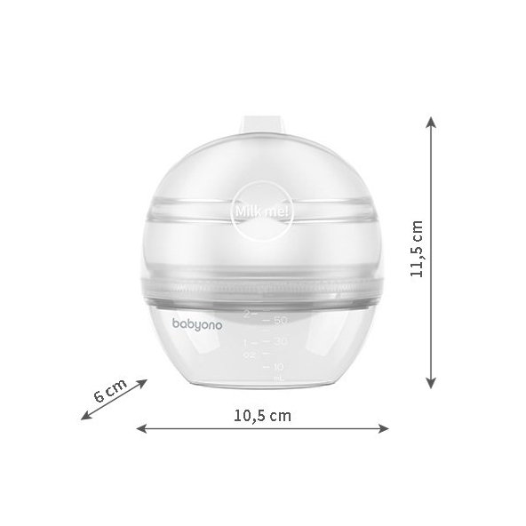 BABYONO Odsávačka a zberač materského mlieka Milk Me 2v1