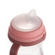 CANPOL BABIES Hrnček so silikónovým náustkom FirstCup Bonjour Paris 150ml ružový 6m+