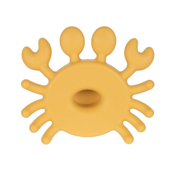 CANPOL BABIES Hryzačka dreveno-silikónová krab