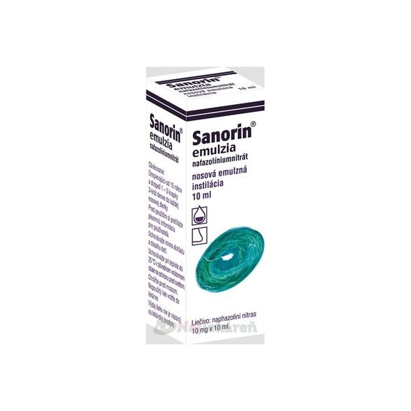 SANORIN EMULZIA proti nádche 10 ml