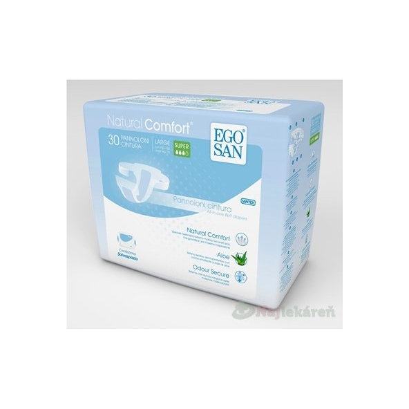 EGOSAN NC All-in-one Belt LARGE SUPER plien.nohavičky s nast. opaskom savosť 2150ml,30ks
