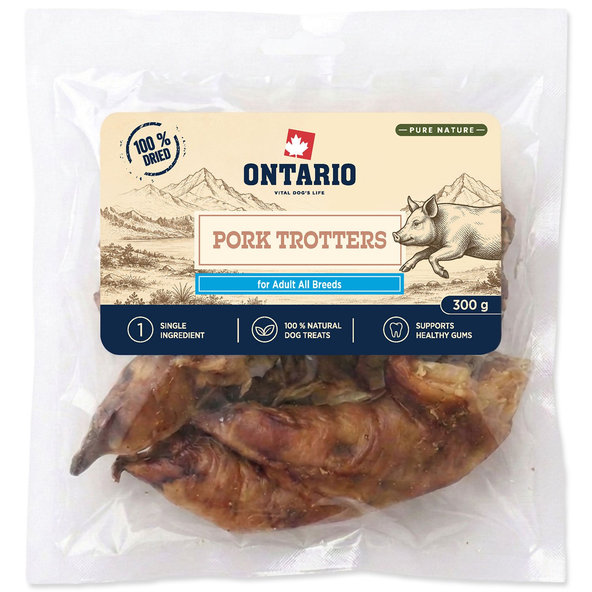 Ontario Pure Nature Sušené bravčové nôžky 300 g