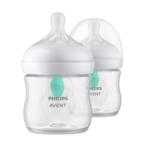 Philips AVENT Fľaša Natural Response s ventilom AirFree 125 ml, 1m+ 2 ks
