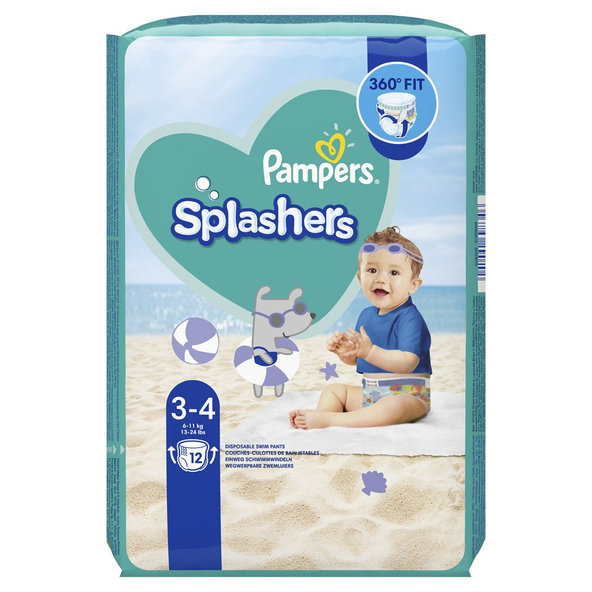 PAMPERS Nohavičky plienkové do vody Splashers vel.3 (12 ks) 6-11 kg
