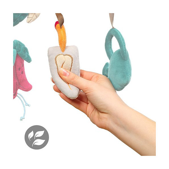 BABYONO Hrazdička na kočík Garden Girl 0m+