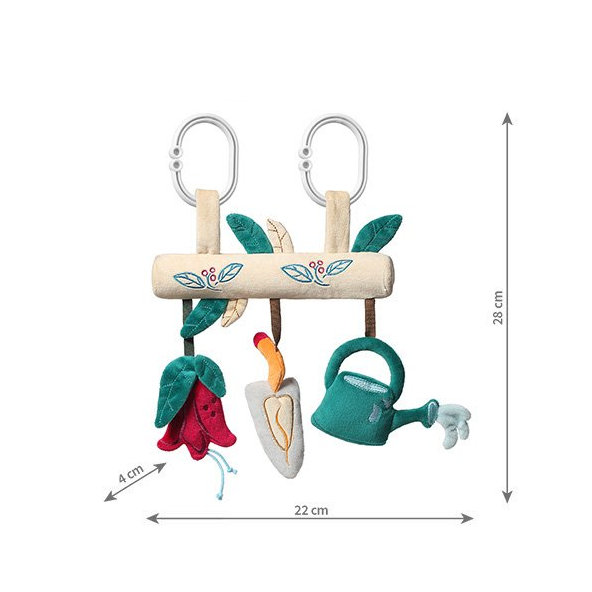 BABYONO Hrazdička na kočík Garden Girl 0m+