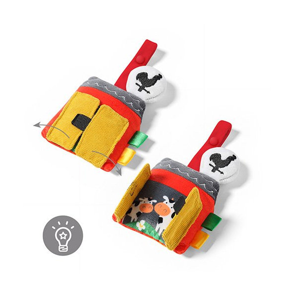 BABYONO Hrazdička na kočík On the farm 0m+