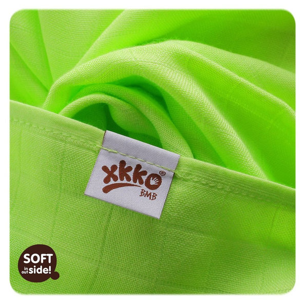 KIKKO Bambusové plienky XKKO BMB Colours 70x70 (3 ks) – lime, lemon, orange