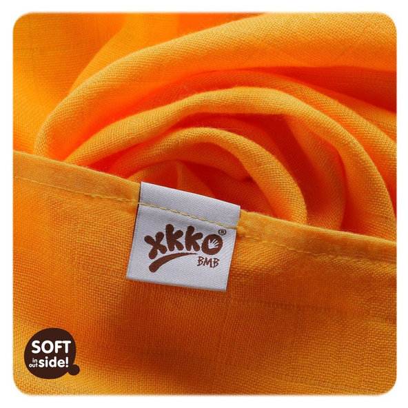 KIKKO Bambusové plienky XKKO BMB Colours 70x70 (3 ks) – lime, lemon, orange