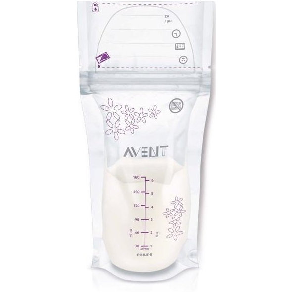 Philips AVENT Odsávačka mat.ml. manuálna + Sáčky na materské mlieko 180 ml 25 ks