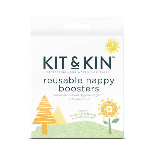 KIT & KIN Plienky vkladacie z prírodného materiálu 3ks