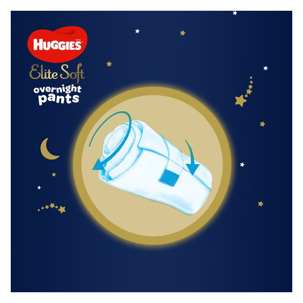 HUGGIES Elite Soft Pants OVN jednorázové plienky veľ. 4, 19 ks