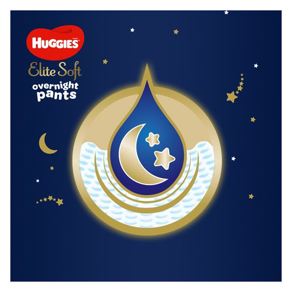 HUGGIES Elite Soft Pants OVN jednorázové plienky veľ. 5, 17 ks