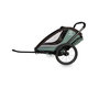 HAMAX Vozík za bicykel vr. ramená + kočíkovú set Cocoon One Green/black