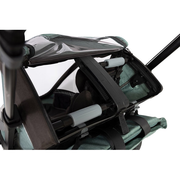 HAMAX Vozík za bicykel vr. ramená + kočíkovú set Cocoon One Green/black