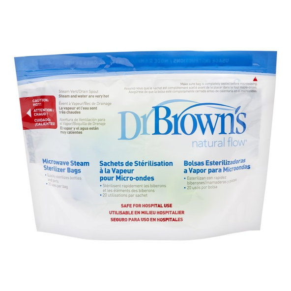 DR.BROWN'S Vrecká na sterilizáciu v mikrovlnnej rúre 5ks