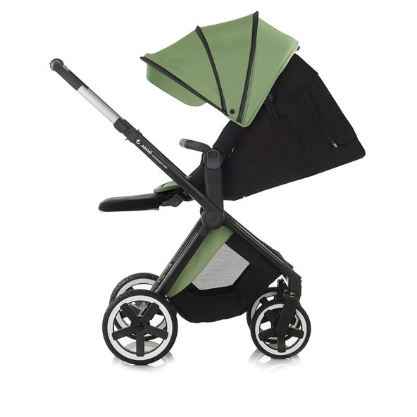 JANÉ Kočík kombinovaný 3v1 Crosslight Pro + Micro Pro 2 + Koos Isize autosedačka Cold Black.