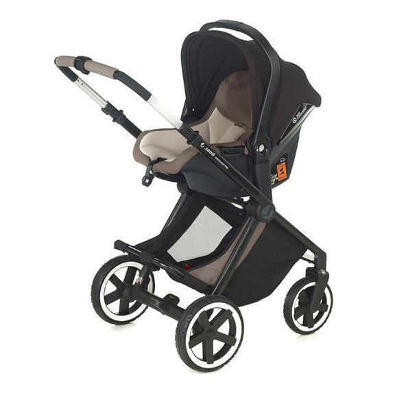 JANÉ Kočík kombinovaný 3v1 Crosslight Pro + Micro Pro 2 + Koos Isize autosedačka Oak Milk.